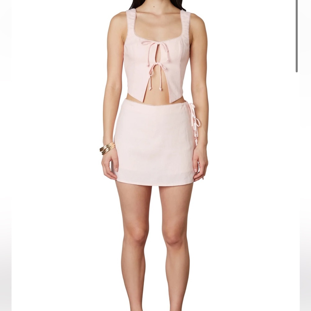 Nia Brooke Pink Skort Set